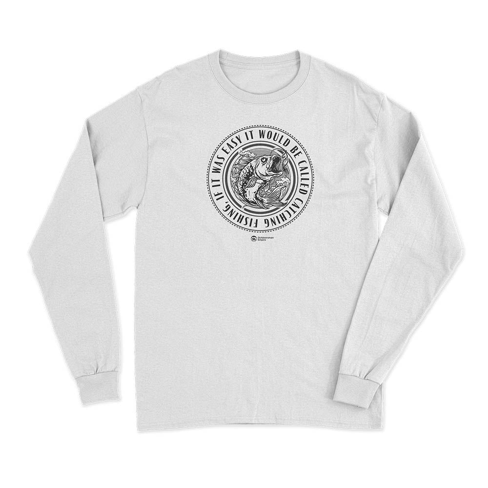 Catching Fishing Men Long Sleeve Shirt