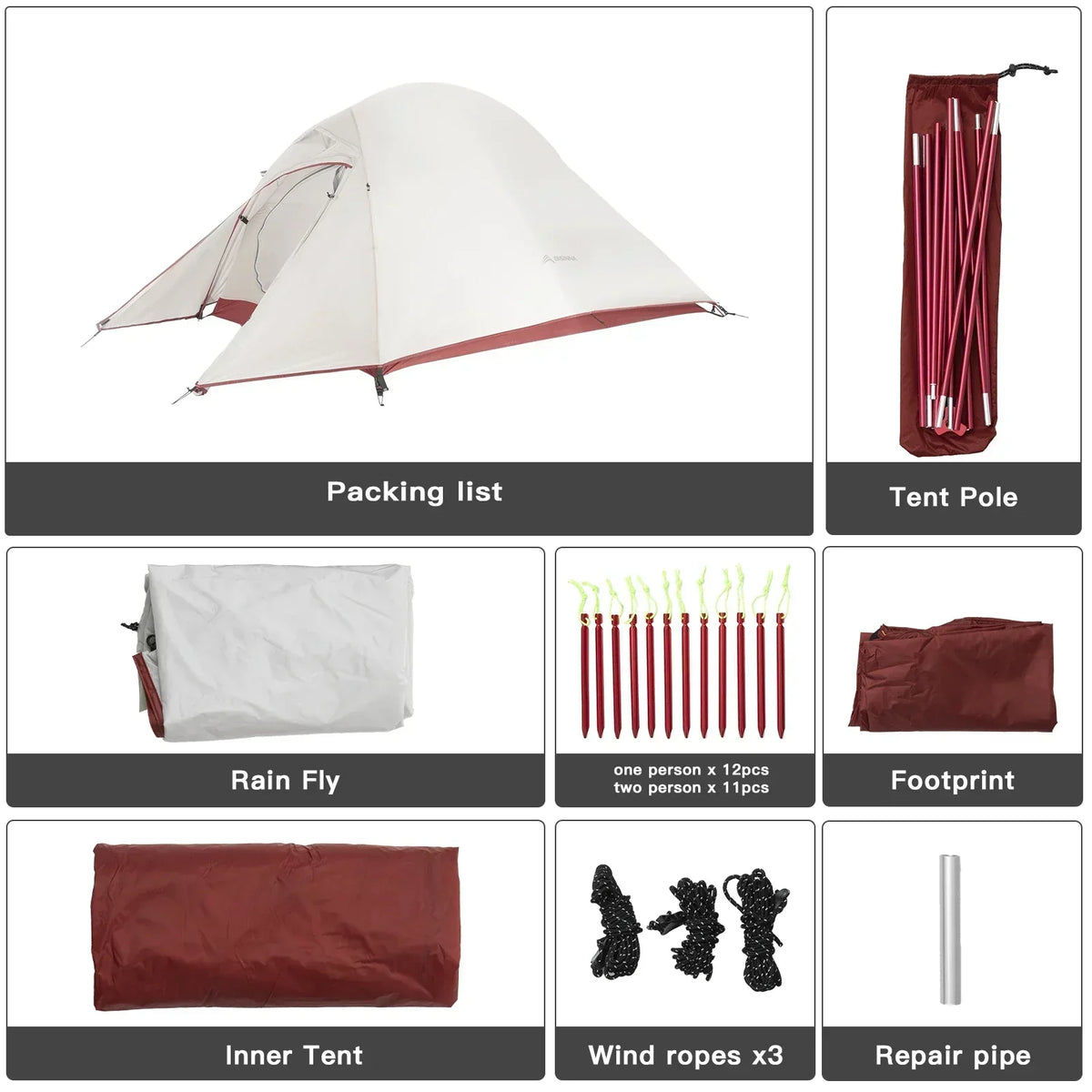 Ultralight Camping Tent Backpack Tent
