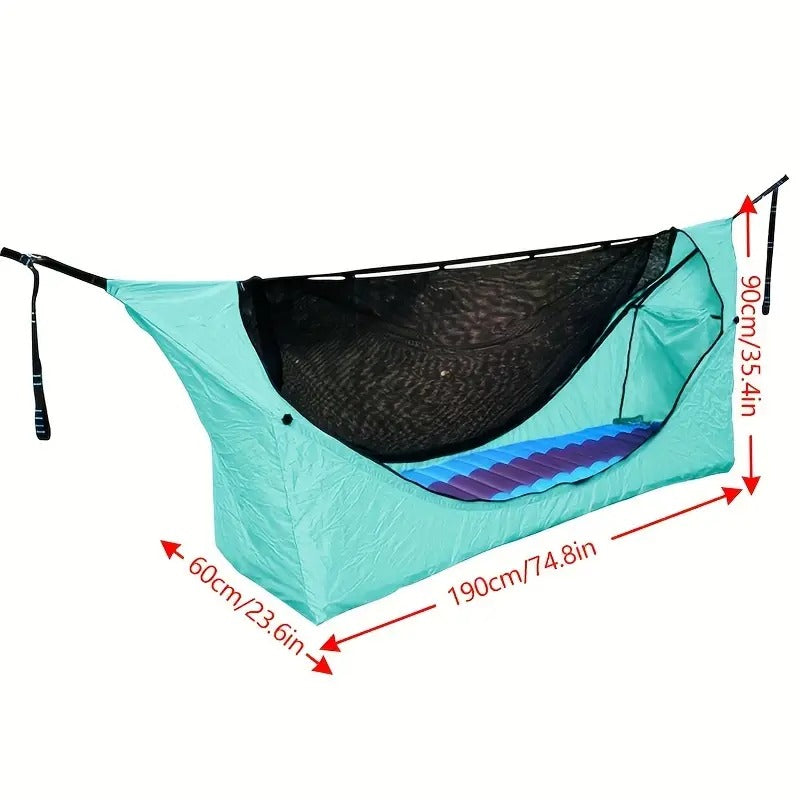 Outdoor Camping Hammock with Mosquito Net & Mattress