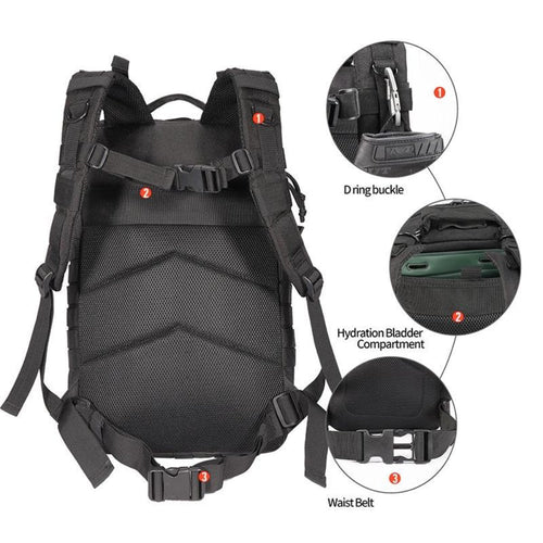 42LBackpack Bag with USA Patch