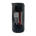 Patriotic American Flag Fishing Rod 14oz Insulated Coffee Tumbler